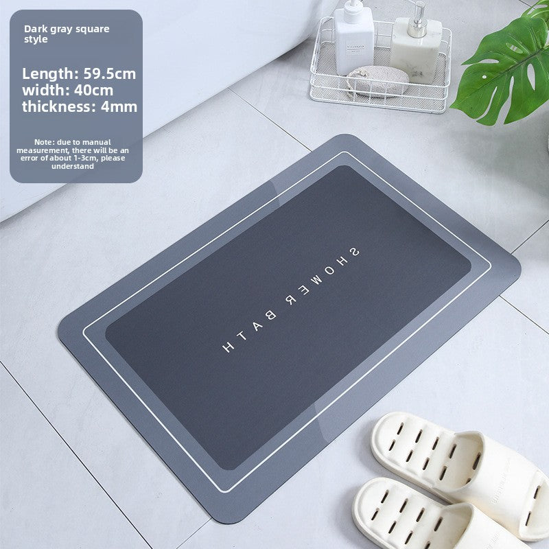 Soft Diatomaceous Earth Absorbent Bathroom Mat