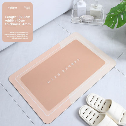 Soft Diatomaceous Earth Absorbent Bathroom Mat