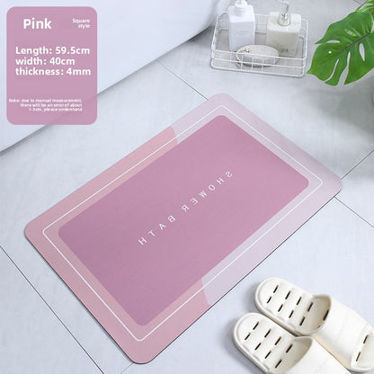 Soft Diatomaceous Earth Absorbent Bathroom Mat