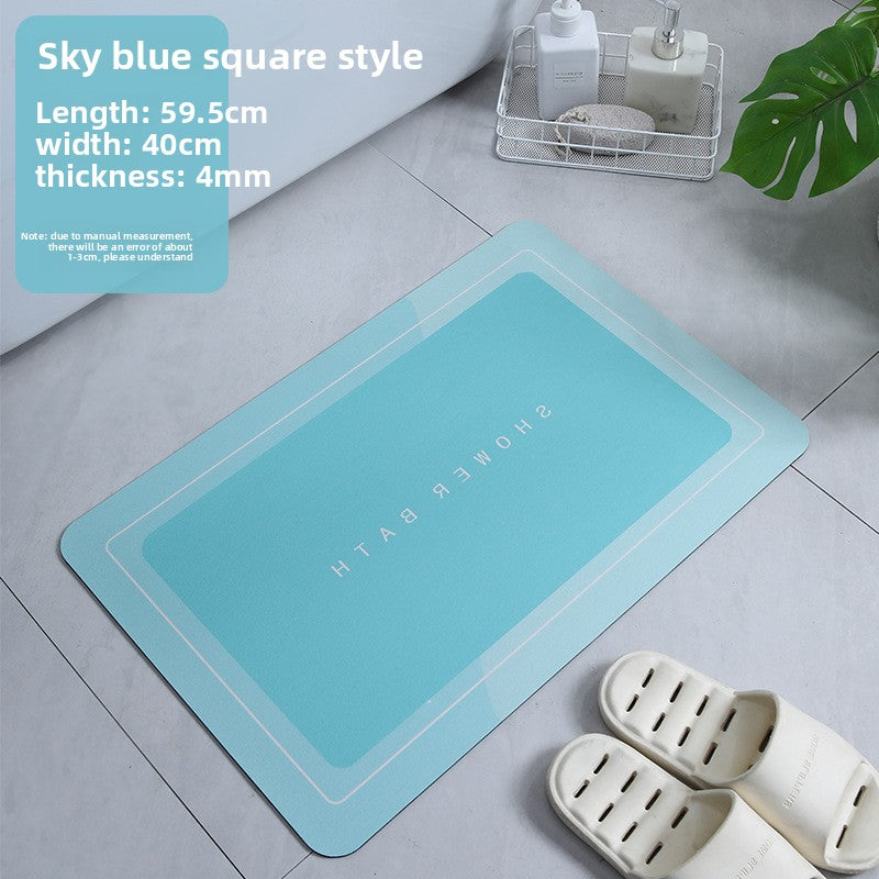 Soft Diatomaceous Earth Absorbent Bathroom Mat