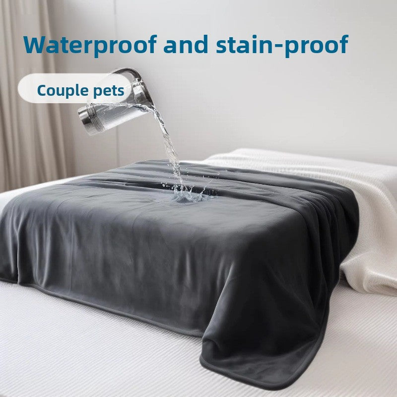 Soft Double-Sided Flannel Waterproof Blanket