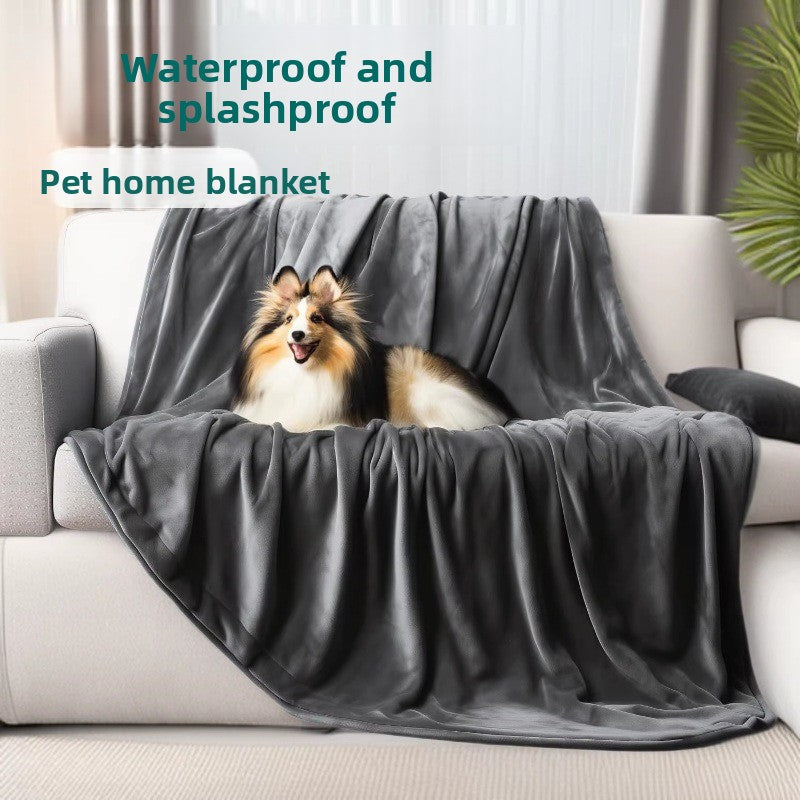 Soft Double-Sided Flannel Waterproof Blanket