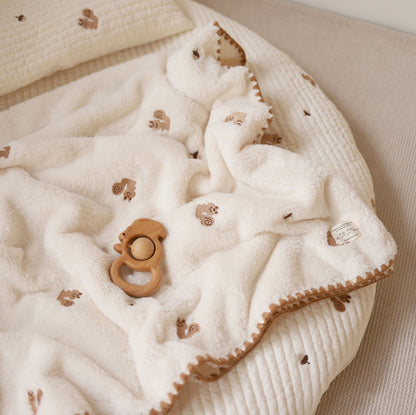 Soft Flannel Baby Blanket for Infants