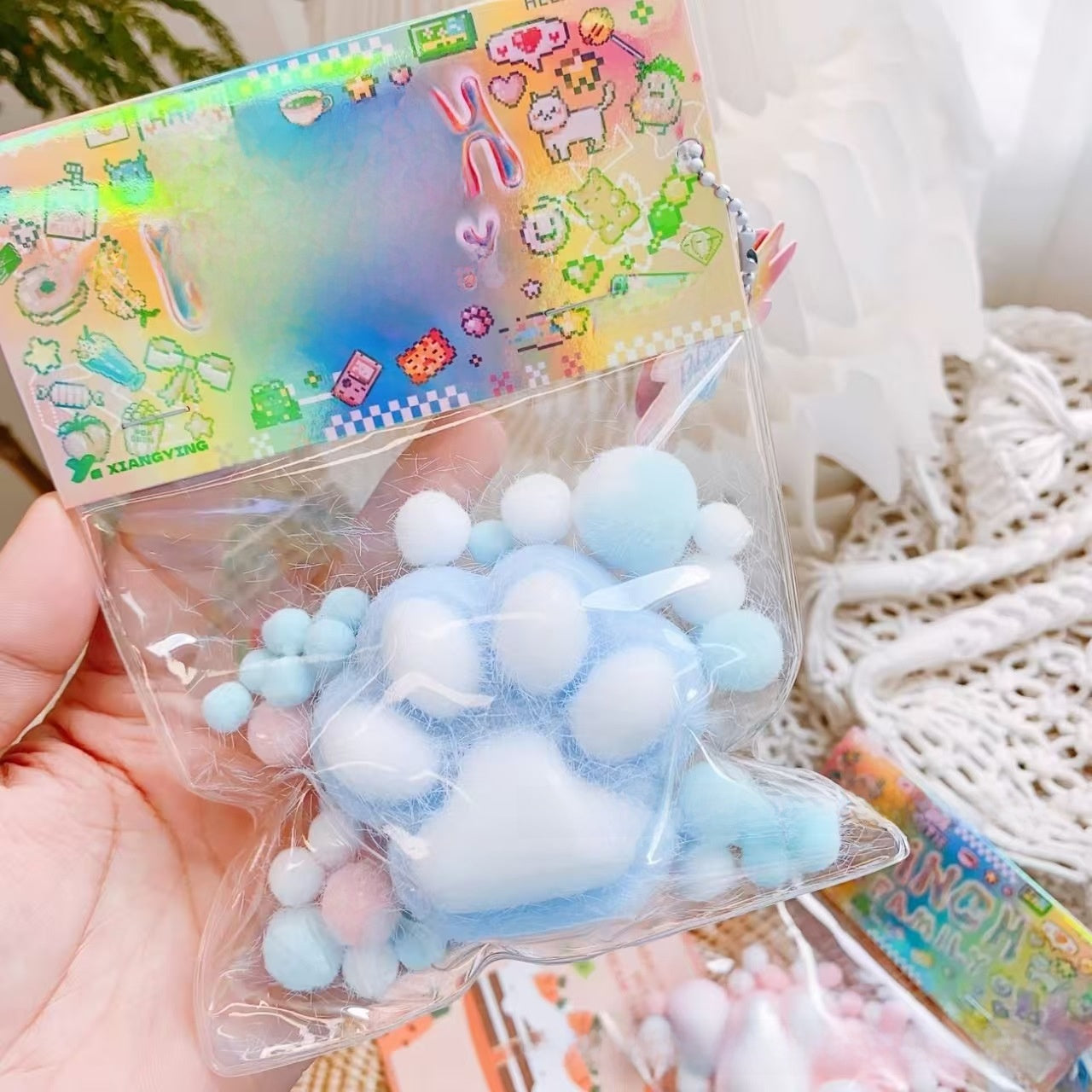 Soft Gel Cat Paw Stress Relief Toy