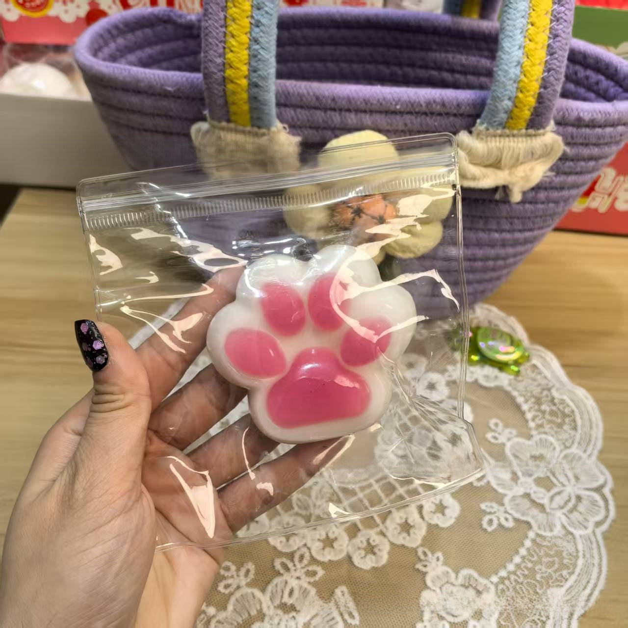 Soft Gel Cat Paw Stress Relief Toy