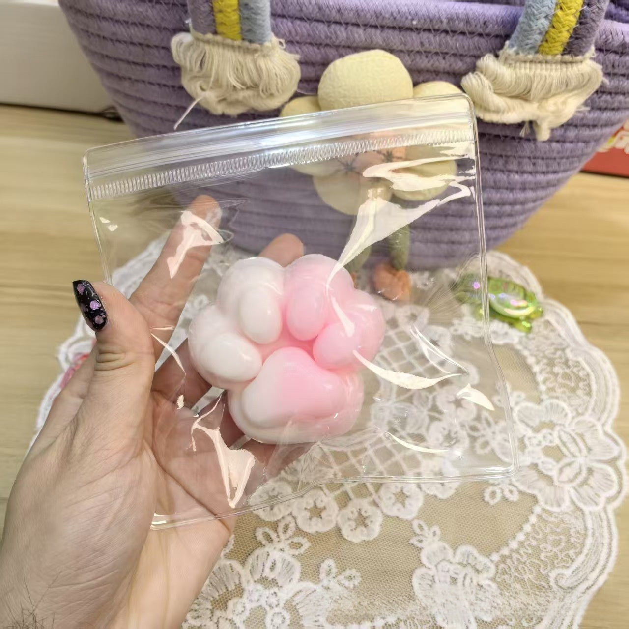 Soft Gel Cat Paw Stress Relief Toy