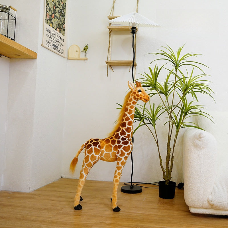 Soft Giraffe Plush Doll Animal Toy