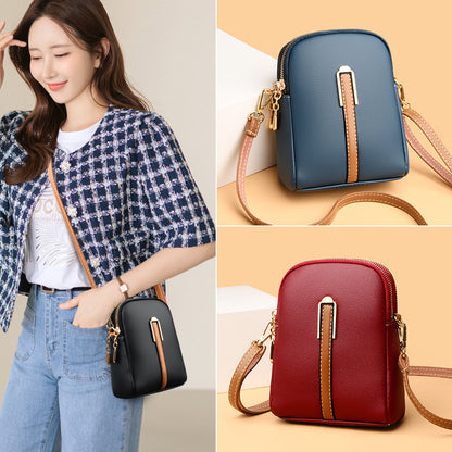 Soft leather crossbody bag