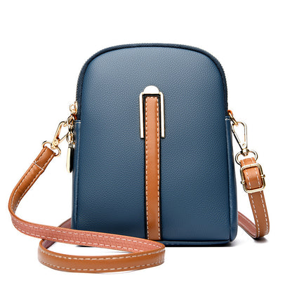 Soft leather crossbody bag