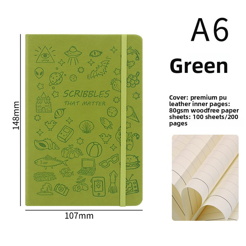 Soft Leather Notebook Cute Cartoon