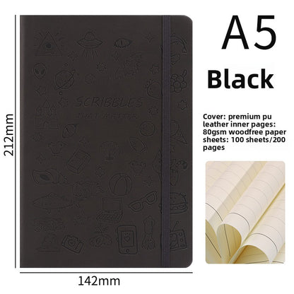 Soft Leather Notebook Cute Cartoon