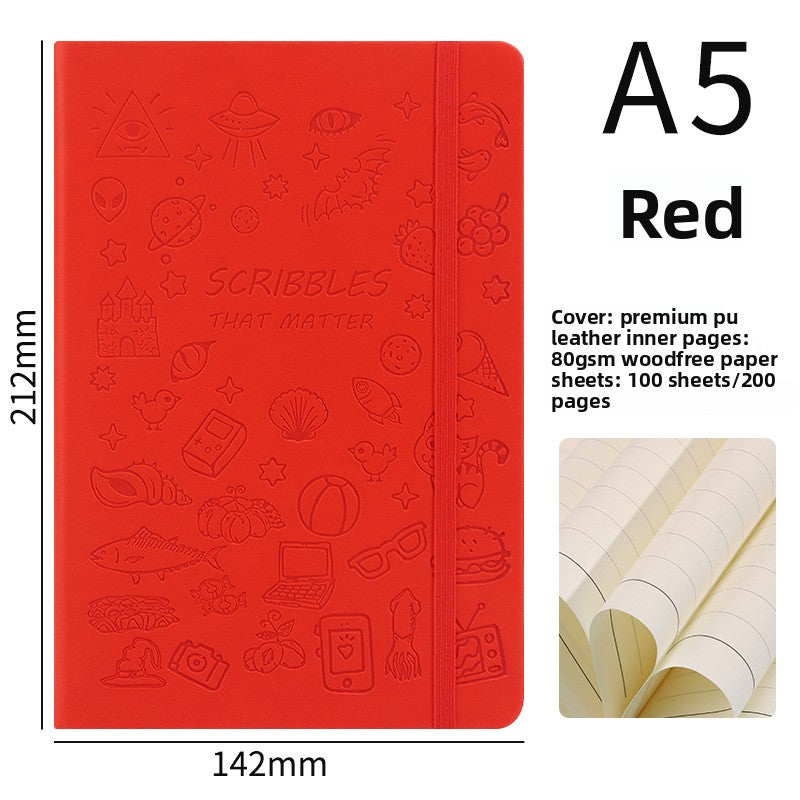 Soft Leather Notebook Cute Cartoon