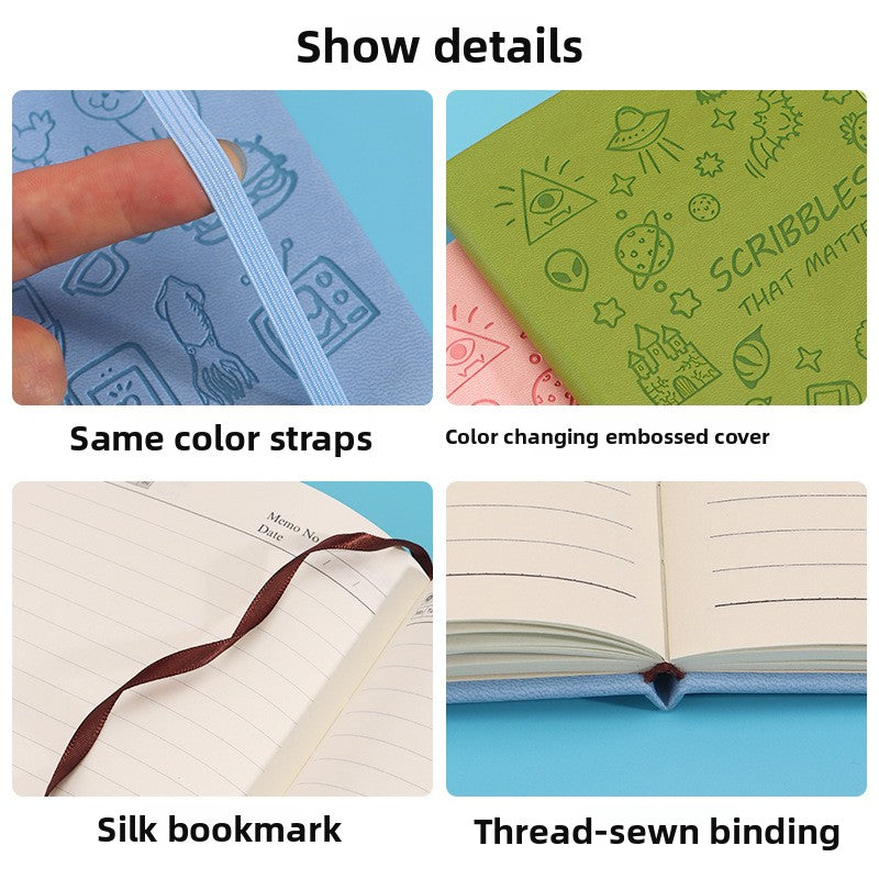 Soft Leather Notebook Cute Cartoon