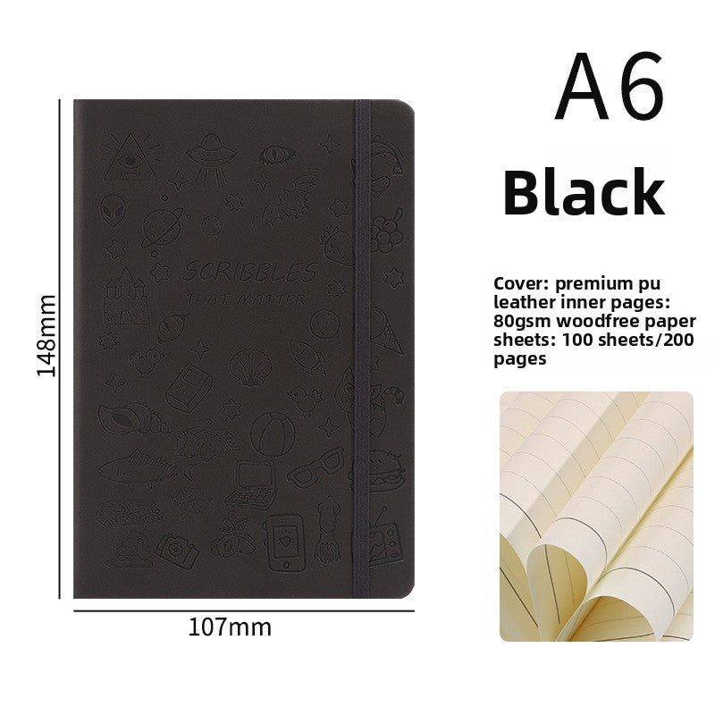 Soft Leather Notebook Cute Cartoon