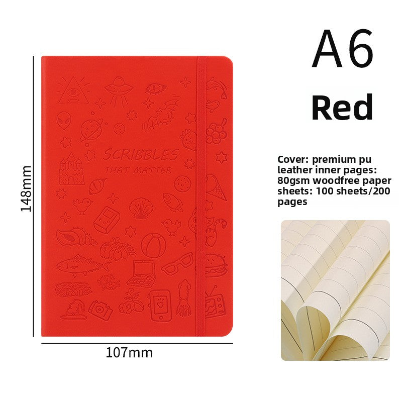 Soft Leather Notebook Cute Cartoon