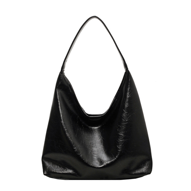 Soft Leather Retro Tote Bag for Women