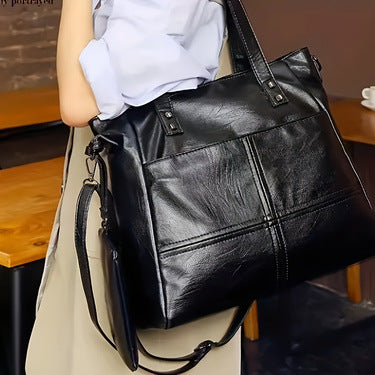 Soft leather single shoulder
