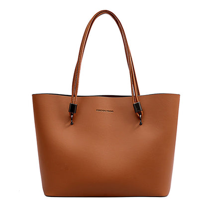 Soft Leather Texture Womens Tote Bag