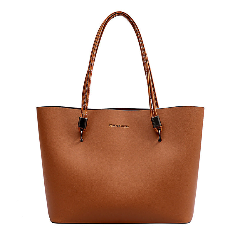 Soft Leather Texture Womens Tote Bag