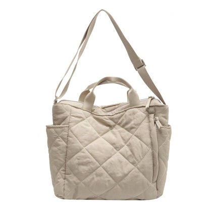 Soft Nylon Large Capacity Tote Bag for Daily Use and School