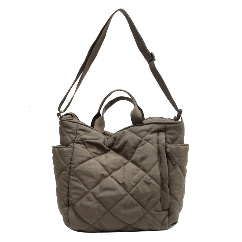 Soft Nylon Large Capacity Tote Bag for Daily Use and School