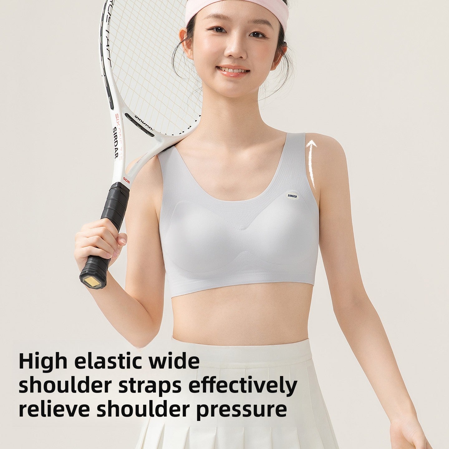 Soft Nylon Vest Bra