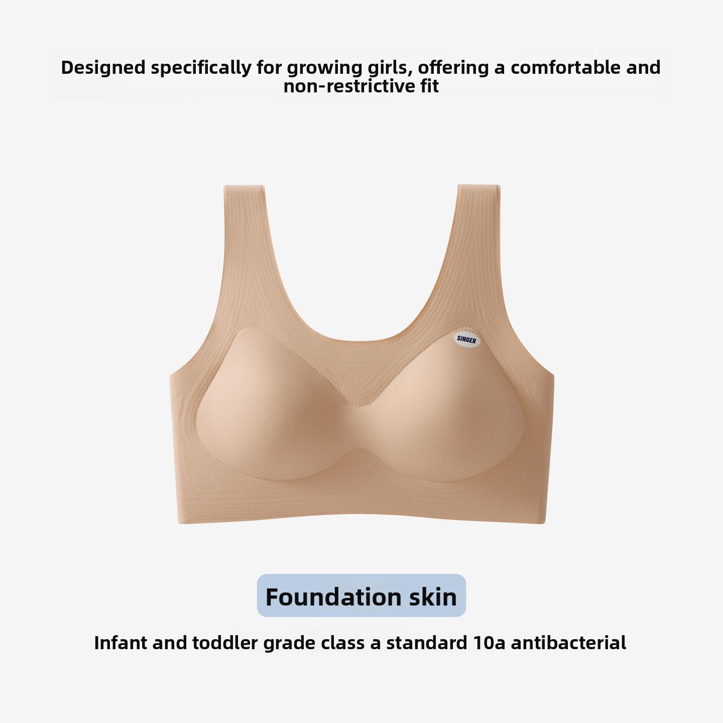 Soft Nylon Vest Bra
