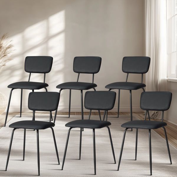Soft-padded dining chairs