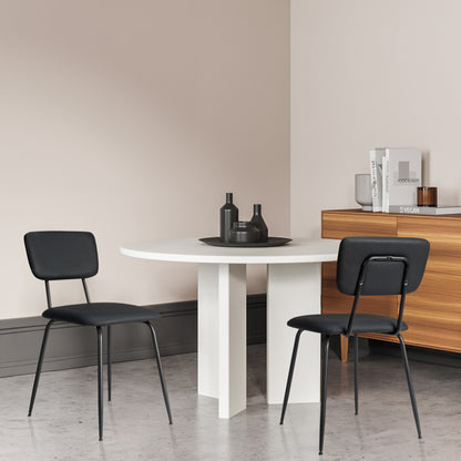 Soft-padded dining chairs