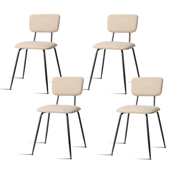 Soft-padded dining chairs