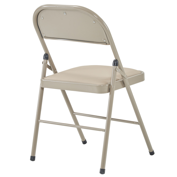 Soft-padded folding chair