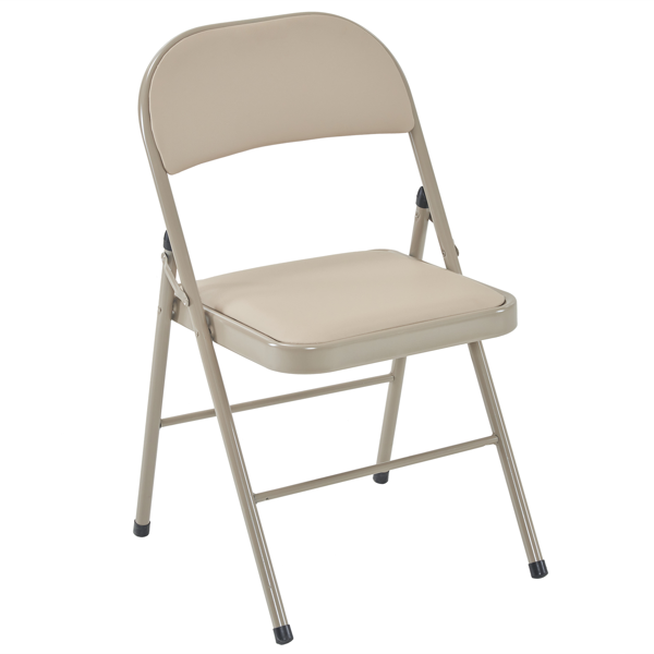 Soft-padded folding chair