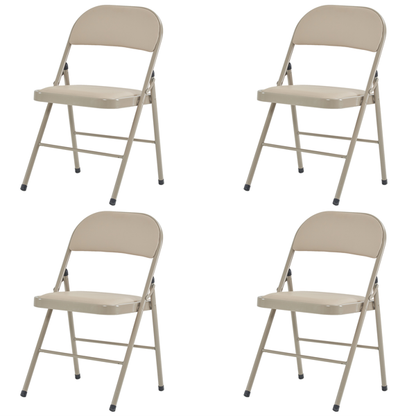 Soft-padded folding chair