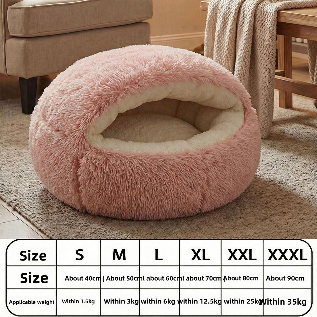 Soft Plush Bear Paw Pet House for Dogs and Cats