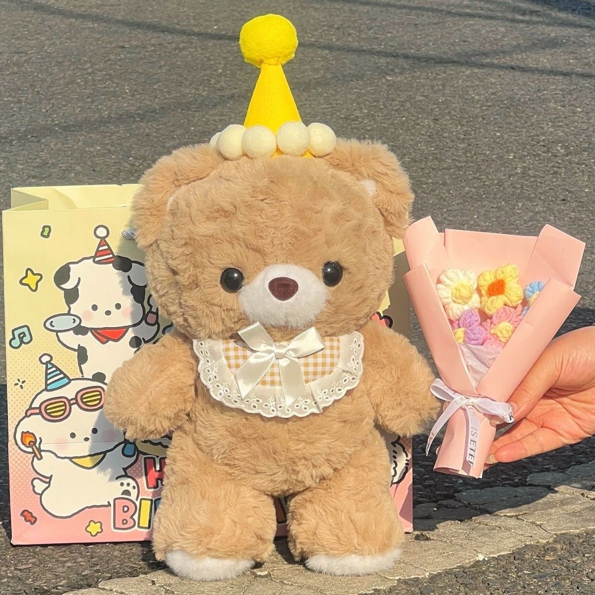 Soft plush bear toy