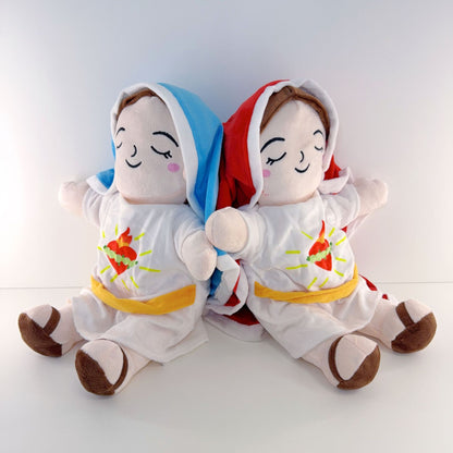 Soft Plush Doll with Breathing and Music Function