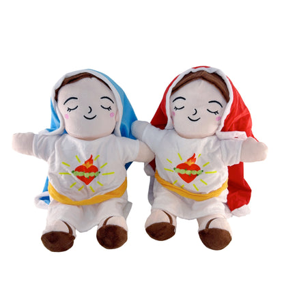 Soft Plush Doll with Breathing and Music Function