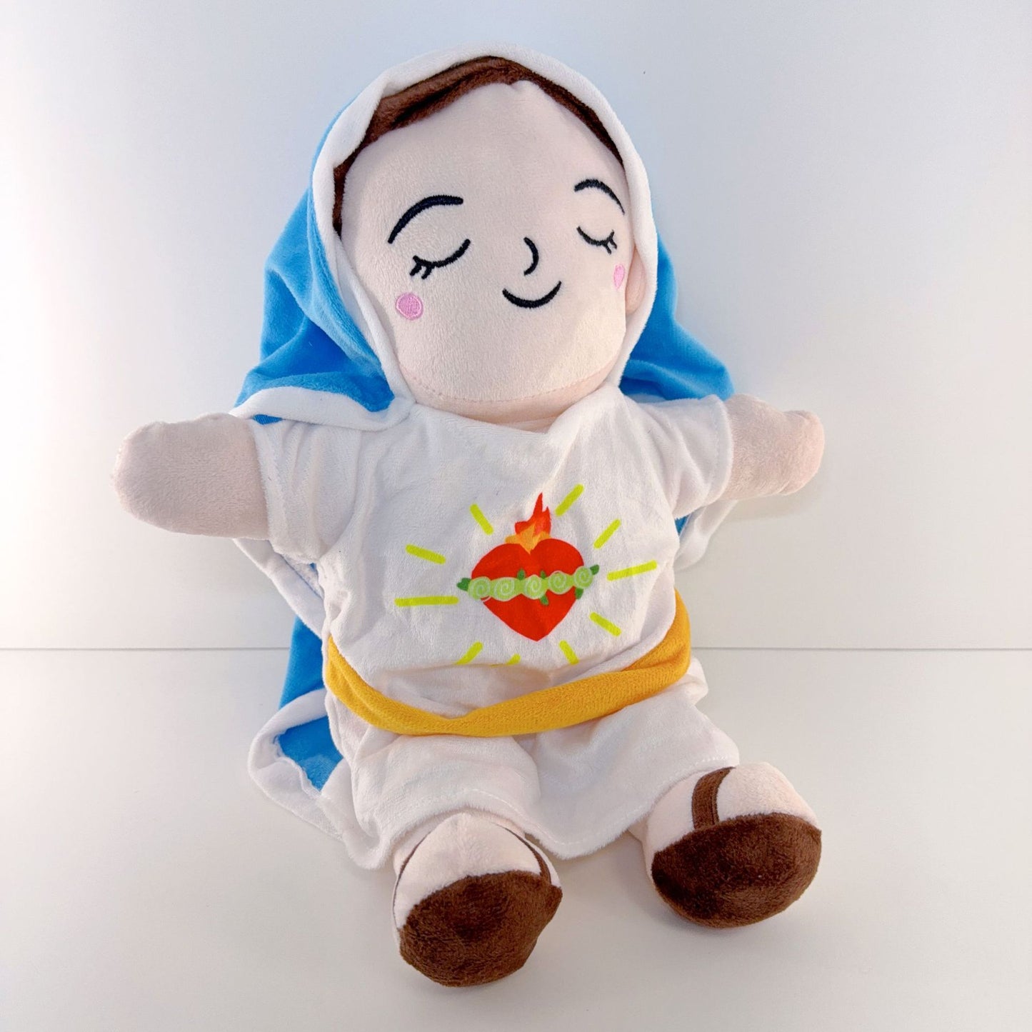 Soft Plush Doll with Breathing and Music Function