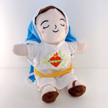 Soft Plush Doll with Breathing and Music Function
