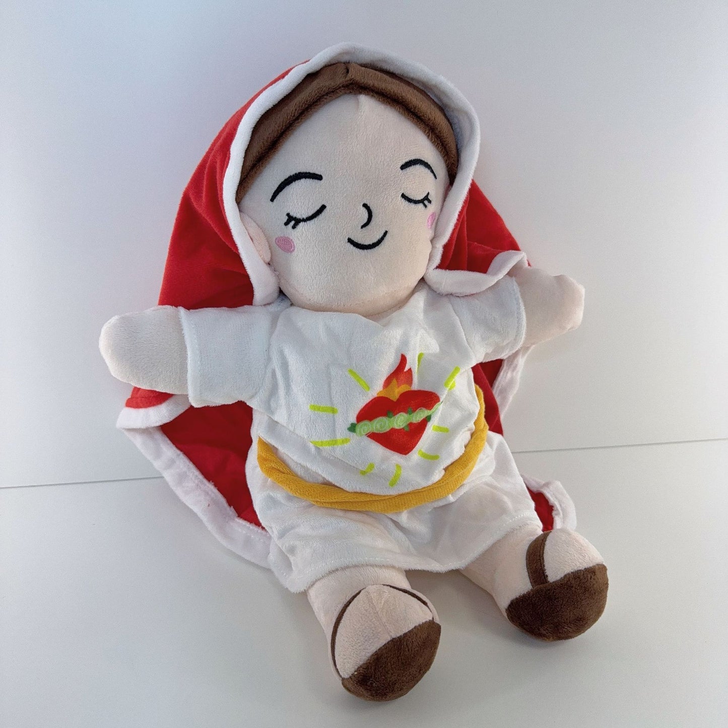 Soft Plush Doll with Breathing and Music Function