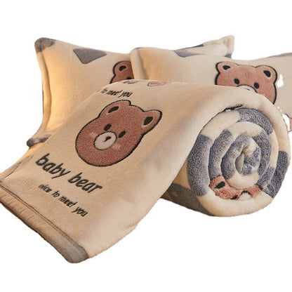 Soft Plush Flannel Throw Blanket