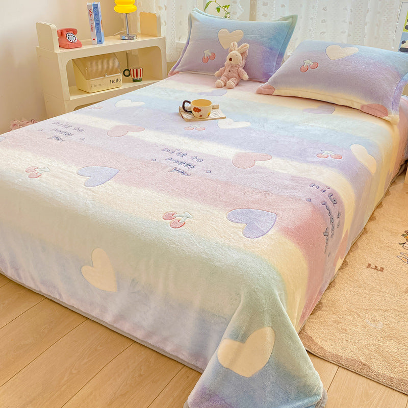 Soft Plush Flannel Throw Blanket