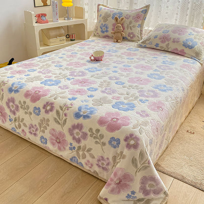 Soft Plush Flannel Throw Blanket