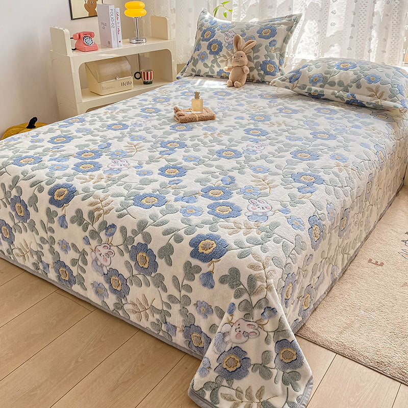 Soft Plush Flannel Throw Blanket