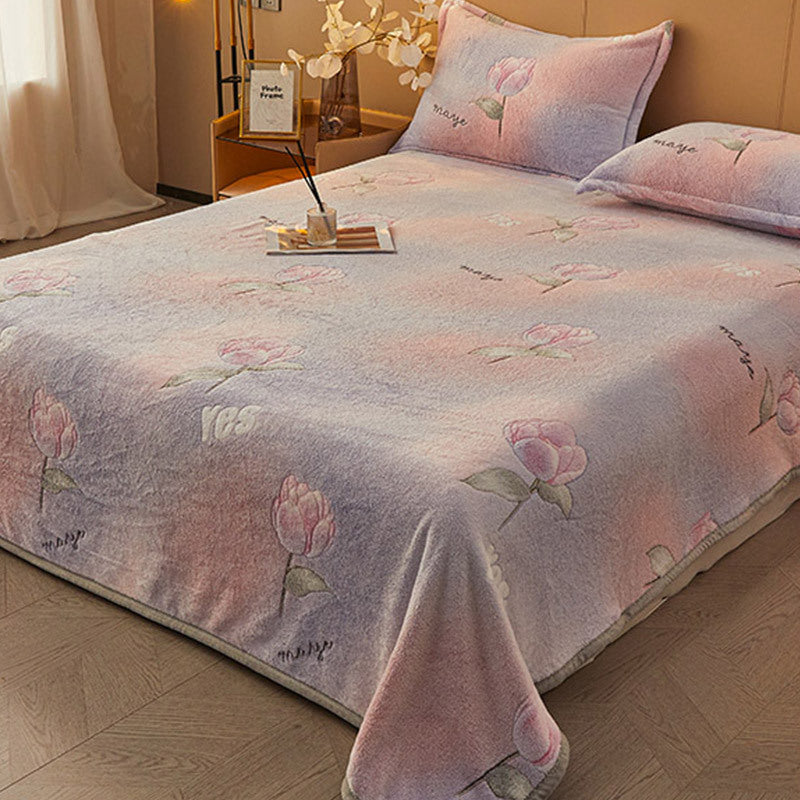 Soft Plush Flannel Throw Blanket