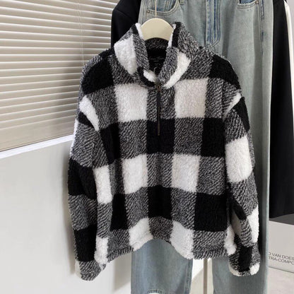 Soft Plush Half-Zip Top