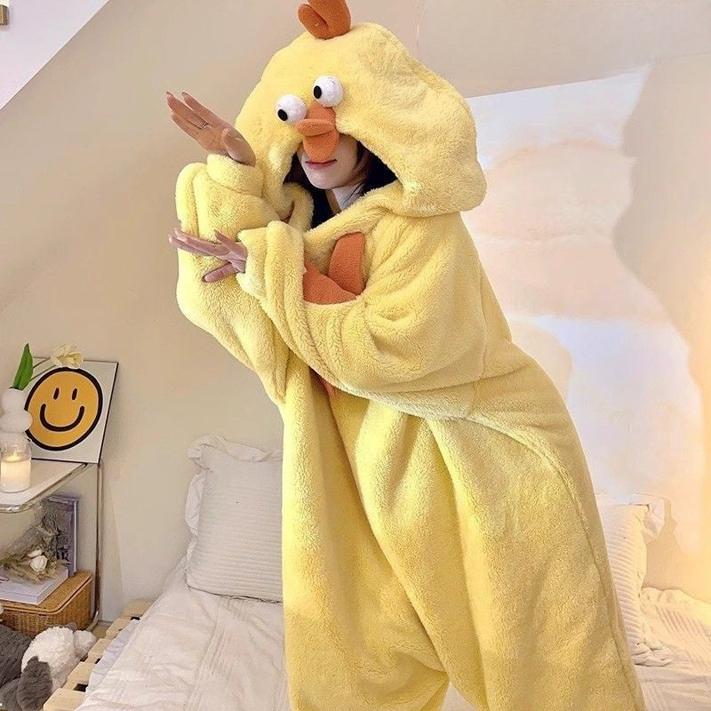 Soft Plush Polar Bear Duck Doll