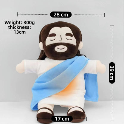 Soft Plush Toy with Breathing Light and Music for Kids