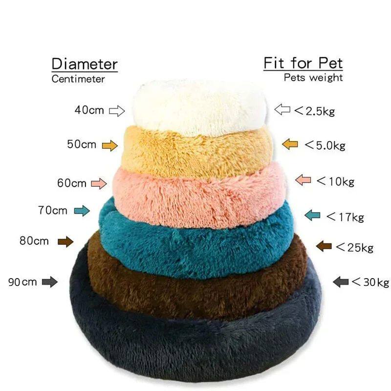 Soft Plush Washable Pet Cat Bed