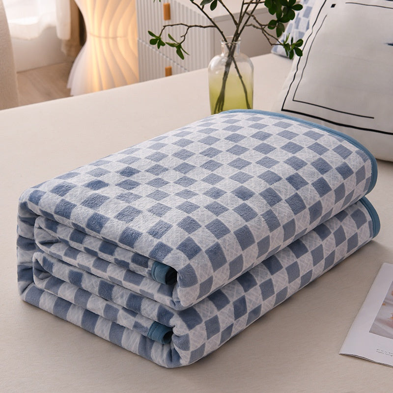 Soft Polyester Flannel Blanket for Home Use